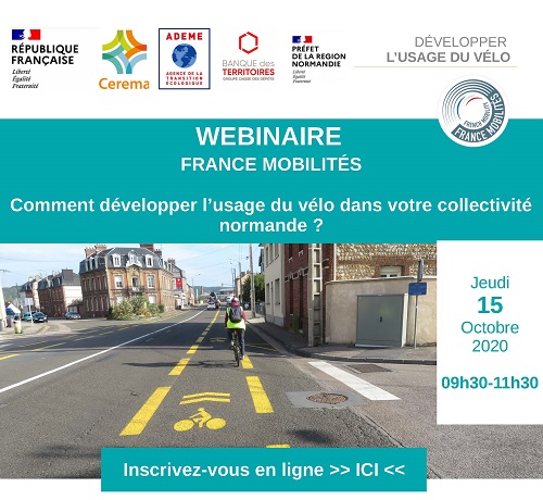 Save the Date : Comment développer l’usage du vélo dans votre collectivité normande ?