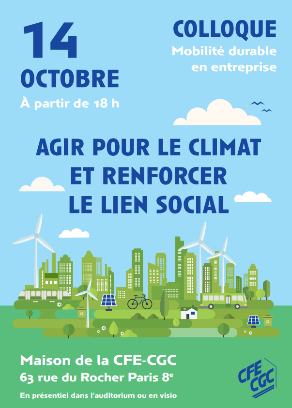 Colloque Mobilité durable en entreprise