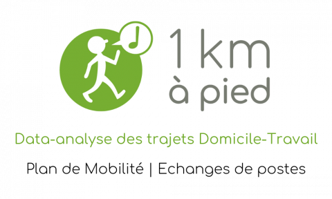 Logo 1km à pied